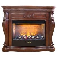 Real-Flame Barcelona 26/33 AO с очагом 3D Firestar 33 электрокамин с широким очагом 3D