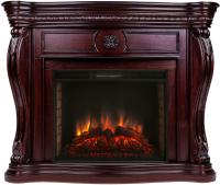 Real-Flame Barcelona 26/33 AO с очагом Epsilon 26 S IR электрокамин с широким очагом 2D