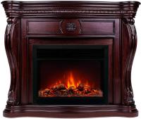 Real-Flame Barcelona 26/33 AO с очагом Moonblaze Lux Bl/Br электрокамин с широким очагом 2D