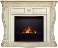 Real-Flame Barcelona 26/33 WT с очагом Cassette 630 (Black вставка) электрокамин с широким очагом 3D