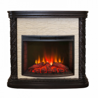 Real-Flame Belfast 25 с очагом Evrika 25,5 LED LED вертикальный электрокамин