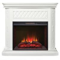 Real-Flame Bergamo 25,5 WT с очагом Sparta 25,5 LED электрокамин с широким очагом 2D