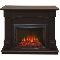 Real-Flame Carolina 25,5 DN с очагом Evrika 25,5 LED пристенный электрокамин со звуком