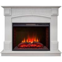 Real-Flame Carolina 25,5 WT с очагом Sparta 25,5 LED камин в квартиру электрический
