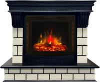 Real-Flame CASTLE 25,5 DN с очагом EVRIKA 25.5 электрокамин с широким очагом 2D