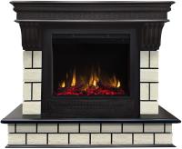 Real-Flame CASTLE 25,5 DN с очагом SAPHIR 25.5 электрокамин с широким очагом 2D