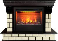 Real-Flame CASTLE 26 AO с очагом HELIOS 26 3D электрокамин с широким очагом 3D