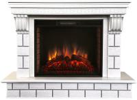 Real-Flame CASTLE 26 WT с очагом EPSILON 26 электрокамин с широким очагом 2D