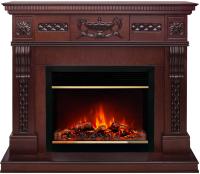 Real-Flame Corsica Lux 25.5/26 AO с очагом Moonblaze Lux Bl/Br электрокамин с широким очагом 2D