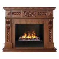 Real-Flame Corsica Lux 26 NT (NT-315) с очагом Black вставка + 3D Cassette 630 электрокамин с широким очагом 3D