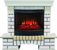Real-Flame Country 25/25,5 WT с очагом Evrika 25,5 LED без дымохода современный электокамин
