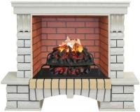 Real-Flame Country 26 WT с очагом 3D Silva log+Brick вставка 26 поздний классицизм практичный электрокамин