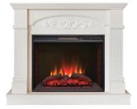Real-Flame Cristina 25,5 WT с очагом Sparta 25,5 LED электрокамин с широким очагом 2D