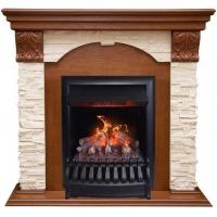 Real-Flame Dublin LUX STD/EUG AO с очагом 3D Oregan электрокамин с классическим очагом 3D