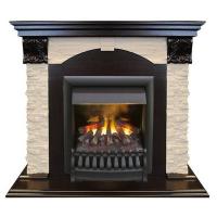Real-Flame Dublin LUX STD/EUG DN-856 с очагом 3D Oregan с декоративной решеткой современный электокамин