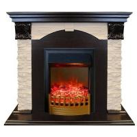 Real-Flame Dublin LUX STD/EUG с очагом Rimini стильный дизайн широкий каминокомплект