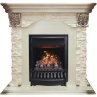 Real-Flame Dublin LUX STD/EUG WT с очагом 3D Oregan электрокамин с классическим очагом 3D