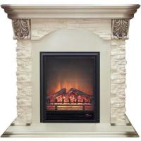 Real-Flame Dublin LUX STD/EUG/24 WT с очагом Eugene дуб белый камин для дома электрический