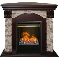 Real-Flame Dublin ROCK Corner STD/EUG AO с очагом 3D Olympic угловой электрокамин 3D с паром