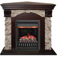 Real-Flame Dublin ROCK Corner STD/EUG AO с очагом 3D Oregan электрокамин с классическим очагом 3D