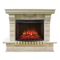 Real-Flame Gracia 25'5/24 WT с очагом Evrika 25,5 LED электрокамин с широким очагом 2D