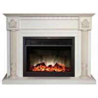 Real-Flame Imperia 33/26 WT с очагом Moonblaze Lux Bl/Br электрокамин с широким очагом 2D