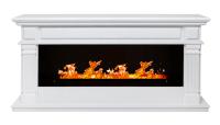 Real-Flame ISLANDIA CST1000 WT с очагом 3D CASSETTE 1000 LED RGB линейный электрокамин