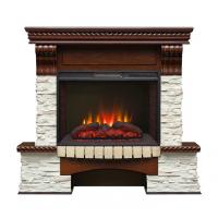 Real-Flame Kingstone 25/25,5 с очагом Sparta 25,5 LED электрокамин с широким очагом 2D