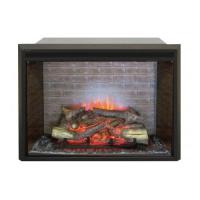 Real-Flame Leeds 33 SD с фронтальным стеклом закрытый очаг