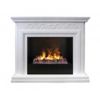 Real-Flame Leticia 26 WT-P511 с очагом Black вставка + 3D Cassette 630 электрокамин с широким очагом 3D