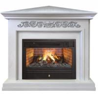 Real-Flame Leticia Corner 26 WT с очагом 3D Novara с увлажнением камин угловой электрический с эффектом пламени 3D