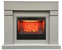 Real-Flame LINDELSE 25,5/26 GR-P715 с очагом 3D Helios 26 электрокамин с широким очагом 3D