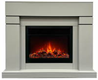 Real-Flame LINDELSE 25,5/26 GR-P715 с очагом Moonblaze lux Bl/Br электрокамин с широким очагом 2D