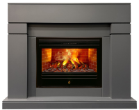 Real-Flame LINDELSE 25,5/26 GR-P718 с очагом 3D Novara электрокамин с широким очагом 3D
