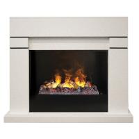 Real-Flame Lindelse 26 WT с очагом 3D Cassette 630 (Black вставка) электрокамин с широким очагом 3D