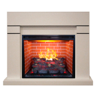 Real-Flame Lindelse 26 WT с очагом 3D Leeds 26 широкий напольный электрический камин