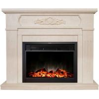 Real-Flame Malta 25,5/26 WT с очагом Moonblaze Lux Bl/Br электрокамин с широким очагом 2D