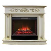 Real-Flame Milano 25/25,5 WT с очагом Sparta 25,5 LED электрокамин с широким очагом 2D