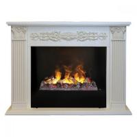 Real-Flame Milton 25,5/26 WT с очагом 3D Cassette 630 (Black вставка) электрокамин с широким очагом 3D