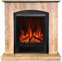Real-Flame MONA STD LO с очагом EUGENE электрокамин с широким очагом 2D