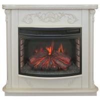 Real-Flame Morocco 25 WT с очагом Firefield 25 S IR со светодиодными лампами деревянный электрический камин