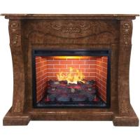 Real-Flame Olivia 25,5/26 AO с очагом 3D Leeds 26 пристенный электрокамин