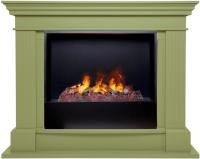 Real-Flame ONTARIO 26/33 GN (GN-P014) с очагом CASSETTE 630 3D + ВСТАВКА электрокамин с широким очагом 3D