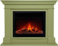 Real-Flame ONTARIO 26/33 GN (GN-P014) с очагом Moonblaze lux Bl/Br электрокамин с широким очагом 2D