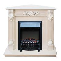 Real-Flame Ottawa corner STD/EUG WT с очагами Fobos/Majestic (BL/BR) электрокамин с классическим очагом 2D