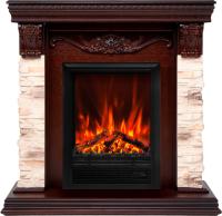 Real-Flame PATRICIA STD NT с очагом Eugene электрокамин с широким очагом 3D