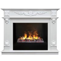 Real-Flame Philadelphia 25,5/26 WT с очагом 3D Cassette 630 (Black вставка) электрокамин с широким очагом 3D