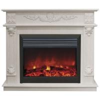 Real-Flame Philadelphia 25,5/26 WT с очагом Moonblaze lux Bl/Br электрический бытовой каминный комплект