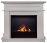 Real-Flame REGENT 26 BG (BG-P616) с очагом CASSETTE 630 3D + ВСТАВКА электрокамин с широким очагом 3D
