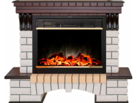 Real-Flame REGENT 26 BG с очагом Moonblaze Lux Bl/Br электрокамин с классическим очагом 2D